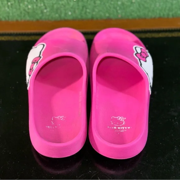 Hello Kitty Pink Slide Sandals Girls Kids Size 4-5 - Picture 4 of 6